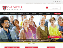 Tablet Screenshot of caldwell.edu